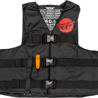 Fly Racing Nylon Flotation Vest Neon Pink/teal Xs - Red / Small - Medium - Apparel Collection