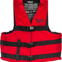 Fly Racing Nylon Flotation Vest Neon Pink/teal Xs - Red / Small - Medium - Apparel Collection