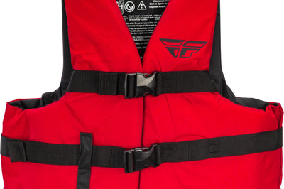 Fly Racing Nylon Flotation Vest Neon Pink/teal Xs - Red / Small - Medium - Apparel Collection