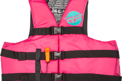 FLY RACING Nylon Flotation Vest Neon Pink/Teal Xs - Vests