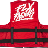 FLY RACING Nylon Flotation Vest Red/White 2x - Vests