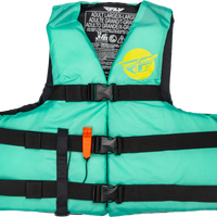 FLY RACING Nylon Flotation Vest Seafoam Green/Yellow 3x - Vests