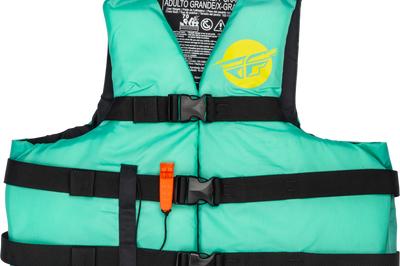 FLY RACING Nylon Flotation Vest Seafoam Green/Yellow Xs - Vests