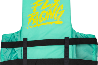 FLY RACING Nylon Flotation Vest Seafoam Green/Yellow Xs - Vests