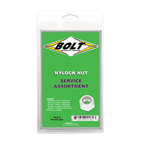 Bolt Nylon Locking Nut Assortment 100 Piece Kit - Tires & Wheels