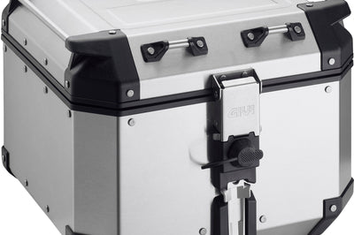 Givi Obkn58b Outback Top Case 58 Liter Black - Silver - Street Collection