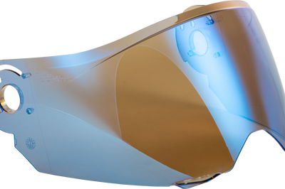 FLY RACING Odyssey Shield Blue Mirror - Helmet Accessories