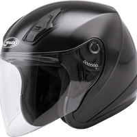 GMAX Of 17 Open Face Helmet Black Md - Helmets