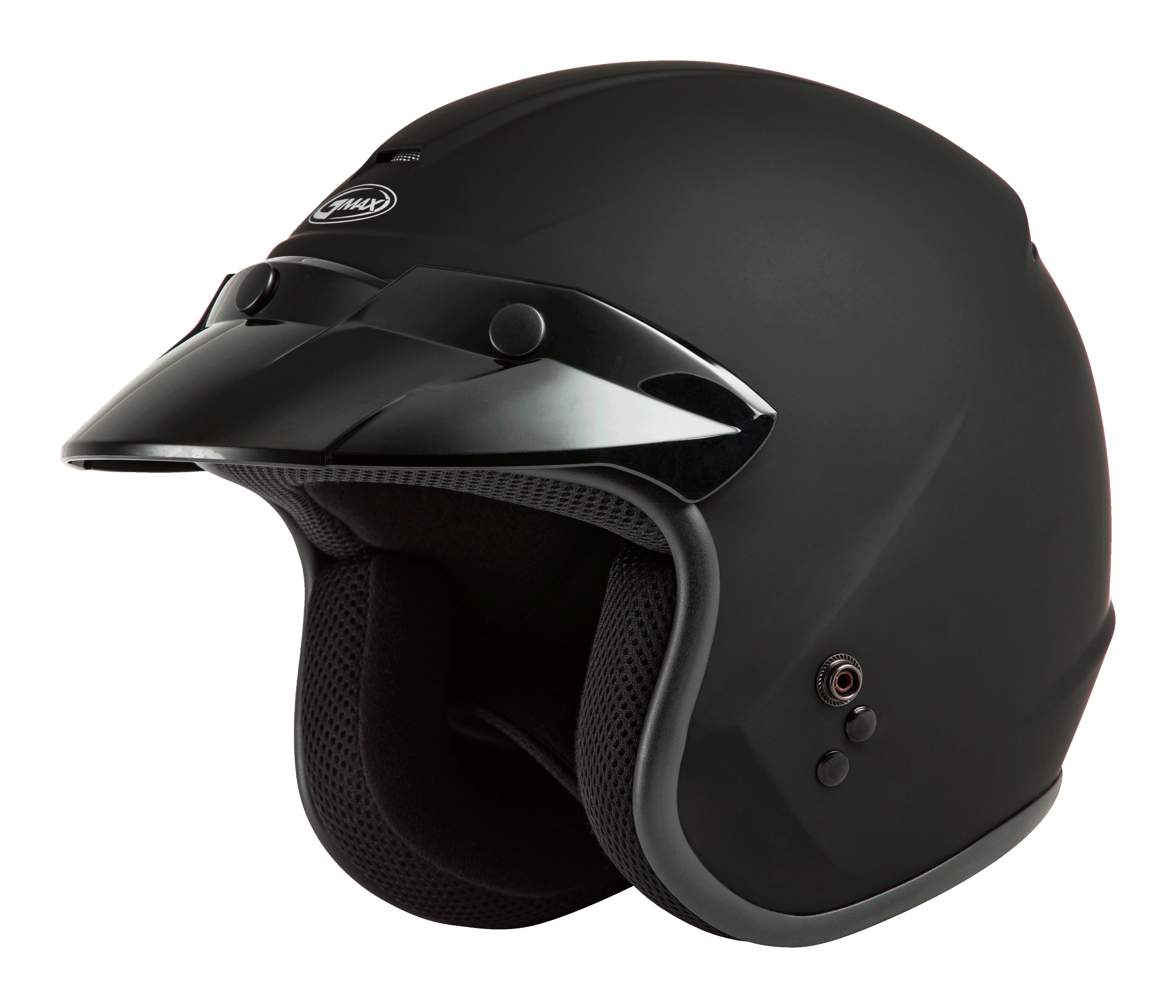 GMAX Of 2 Open Face Helmet Matte Black Lg - Helmets
