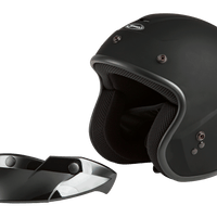 GMAX Of 2 Open Face Helmet Matte Black Xs - Helmets