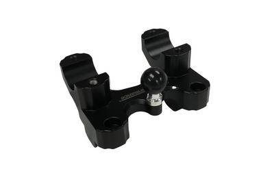 Helibars Offset Riser Black W/ Ram Mnt `20-up Pan America - Harddrive Products