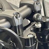 Helibars Offset Riser Black W/ Ram Mnt `20-up Pan America - Harddrive Products