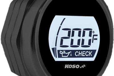 Koso Oil Dipstick Silver `17-up Touring Models - Black - Harddrive Products