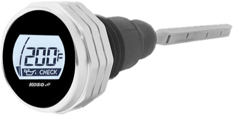Koso Oil Dipstick Silver `17-up Touring Models - Harddrive Products