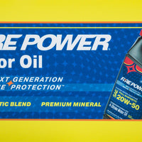 Fire Power Oil Display Sign - Harddrive Products