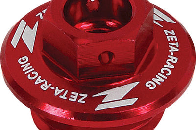 Zeta Oil Filler Plug Black - Red - Street Collection