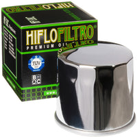 Hiflofiltro Oil Filter Chrome - Street Collection