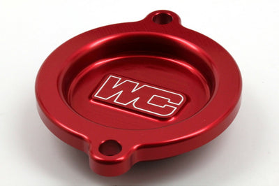 Works Oil Filter Cover Black Yam - Red - Offroad Collection