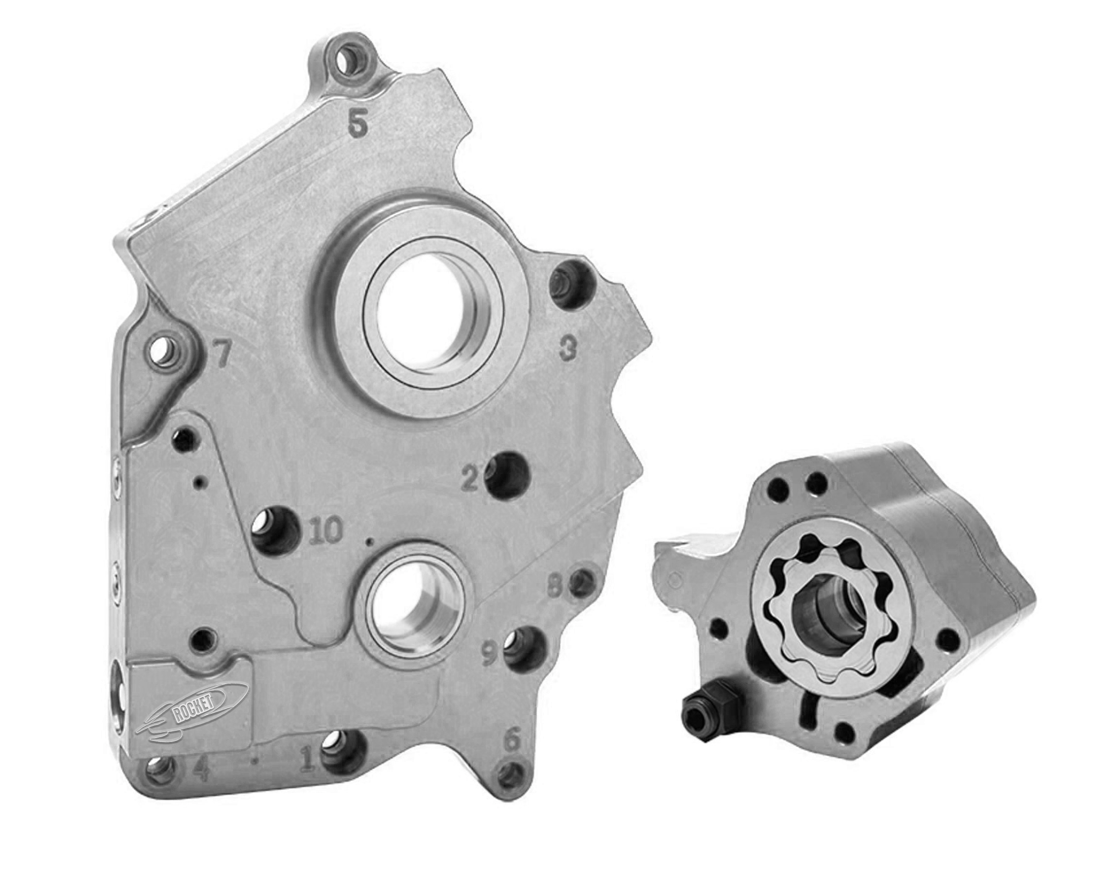 Rocket Performance Garage Llc Oil Pump And Cam Plate M8 17-24 (exc.vvt) Cooled - Harddrive Products