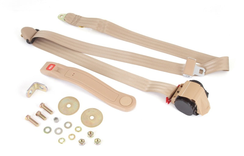 OMIX Omix 3-Point Seatbelt Tan 76-83 CJ5 & 87-95(YJ) - Safety