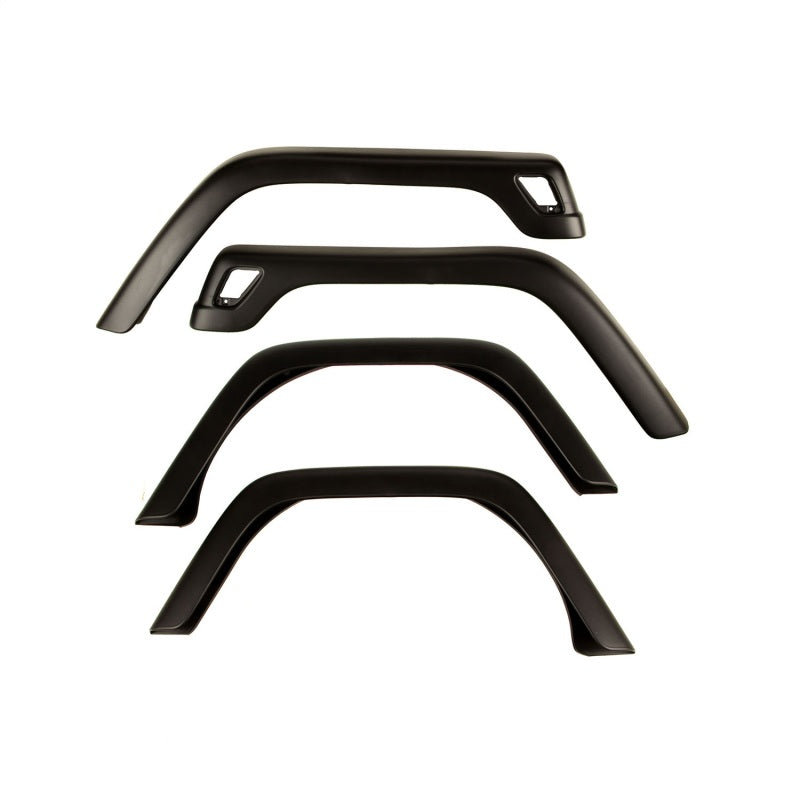 OMIX Omix 4-Piece Fender Flare Kit- 97-06 Jeep Wrangler - Flares & Trim