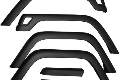OMIX Omix 6-Piece Fender Flare Kit- 97-06 Jeep Wrangler - Flares & Trim