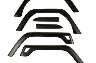 OMIX Omix 6-Piece Fender Flare Kit- 97-06 Jeep Wrangler - Flares & Trim