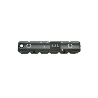 OMIX Omix Blk Alum Valve Cover 4.2L Logo 80-91 Jeep Models - Engine Components