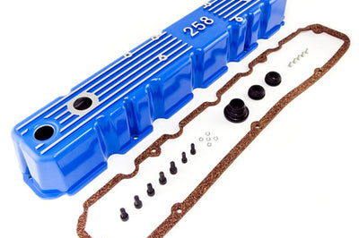 OMIX Omix Blue Aluminum Valve Cover 81-87 CJ & Wrangler - Engine Components