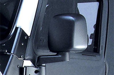 OMIX Omix Door Mirror Black Left- 87-06 Jeep Wrangler - Exterior Styling