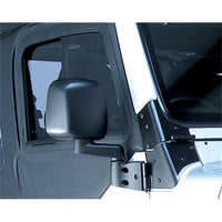 OMIX Omix Door Mirror Black Right- 87-06 Wrangler - Exterior Styling