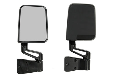 OMIX Omix Door Mirror Kit Black- 87-02 Jeep Wrangler - Exterior Styling