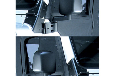 OMIX Omix Door Mirror Kit Black- 87-06 Jeep Wrangler - Exterior Styling