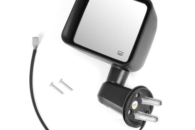 OMIX Omix Heated Power Mirror Left Black- 11-13 Wrangler - Exterior Styling
