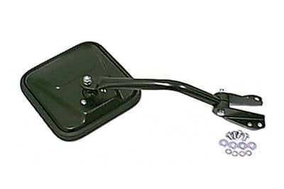OMIX Omix Mirror Head and Arm Blk Lt-Side- 55-86 CJ Models - Exterior Styling