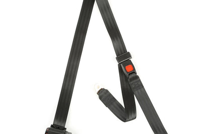 OMIX Omix Off Road Seat Belt Black 87-91 Wrangler YJ - Safety