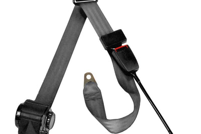OMIX Omix Off Road Seat Belt Black 92-95 Wrangler YJ - Safety