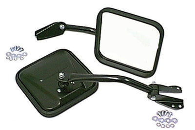 OMIX Omix Side Mirror Kit Black- 55-86 Jeep CJ Models - Exterior Styling