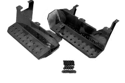 OMIX Omix Side Steps Semi-Gloss Black- 76-86 Jeep CJ - Nerf Bars & Running Boards