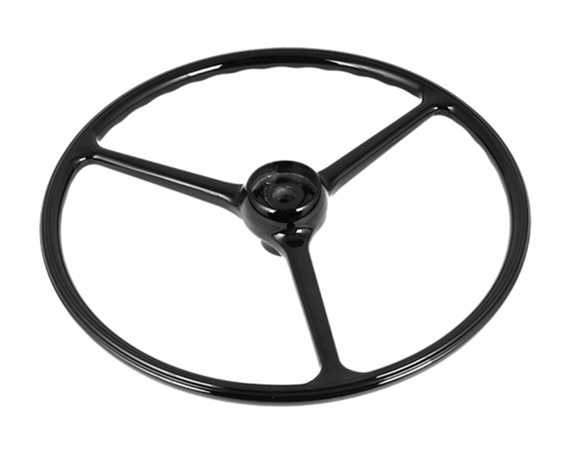 OMIX Omix Steering Wheel Black 64-75 Jeep CJ Models - Interior Accessories