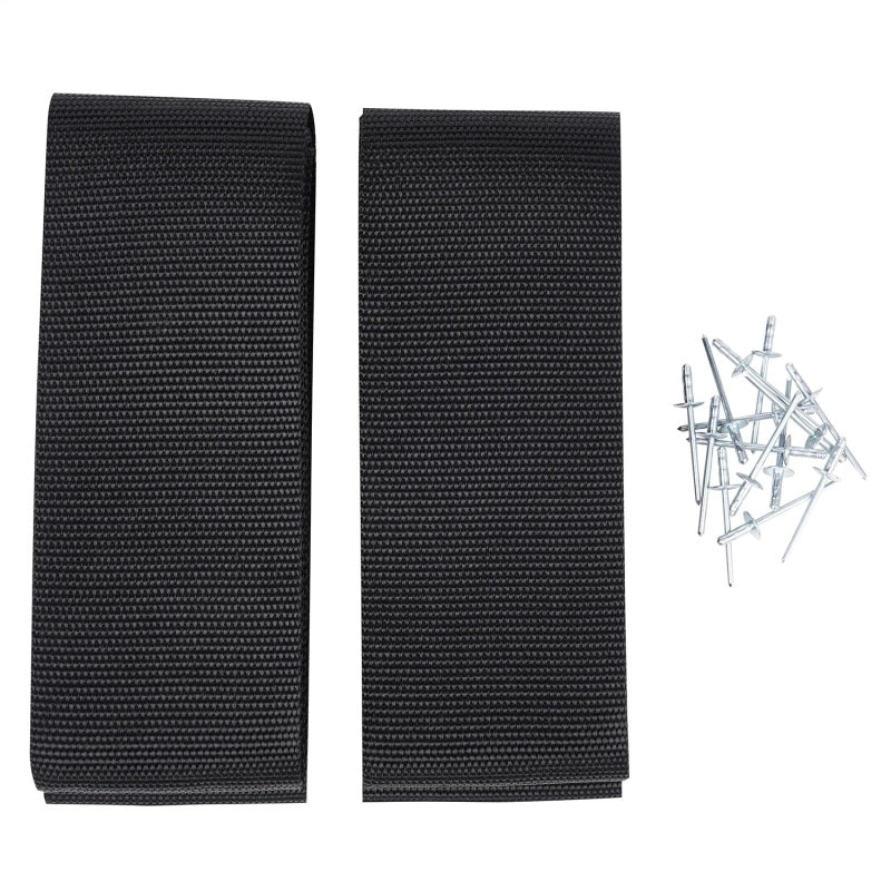 OMIX Omix Straps With Rivets Pair- 07-10 Jeep JKU 4Dr - Engine Components