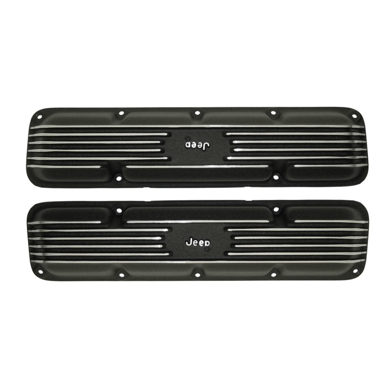 OMIX Omix Valve Cover Pair W/ Script - Engine Components