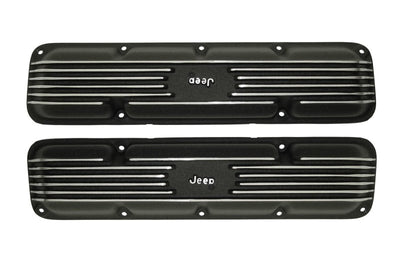 OMIX Omix Valve Cover Pair W/ Script - Engine Components