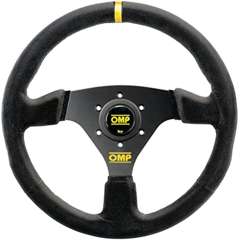 OMP Targa Steering Wheel Black/Black - Interior Accessories