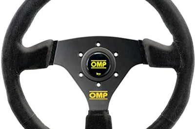 OMP Targa Steering Wheel Black/Black - Interior Accessories
