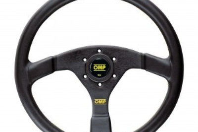 OMP Velocita Flat Steering Wheel 350mm - Small Suede (Black) - Interior Accessories