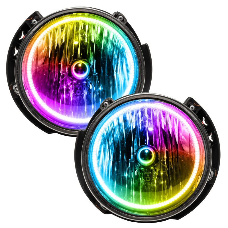 ORACLE Lighting Oracle 07-16 Jeep Wrangler JK SMD HL - ColorSHIFT Dynamic - Lights