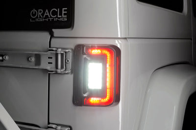 ORACLE Lighting Oracle 07-17 Jeep Wrangler JK Flush Mount LED Tail Lights - Tinted