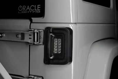 ORACLE Lighting Oracle 07-17 Jeep Wrangler JK Flush Mount LED Tail Lights - Tinted