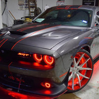ORACLE Lighting Oracle 15-21 Dodge Challenger Waterproof LED Fog Light Halo Kit - ColorSHIFT - Lights